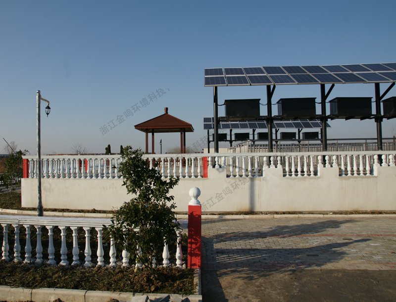 安徽省天长市900吨太阳能污水示范工程